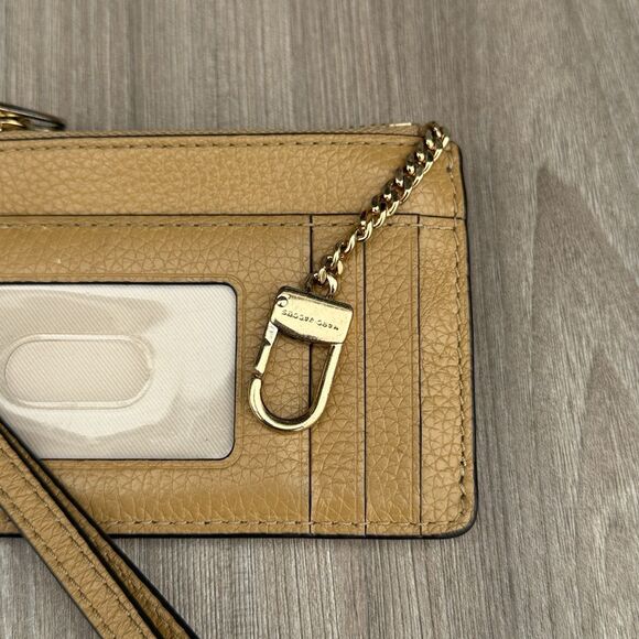 Marc Jacobs Groove Top Zip Wristlet Brown Card Holder S102L01RE22 - Picture 6 of 9